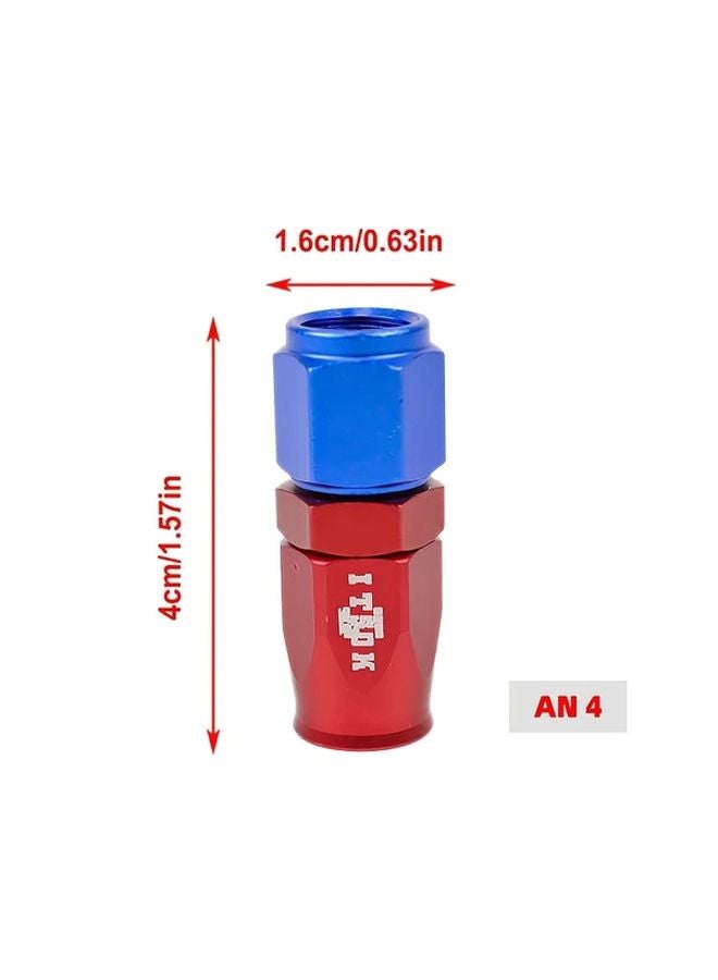 AN12 90 Degree Aluminum Swivel Hose End Fitting Universal Oil Fuel Adapter - Image 2